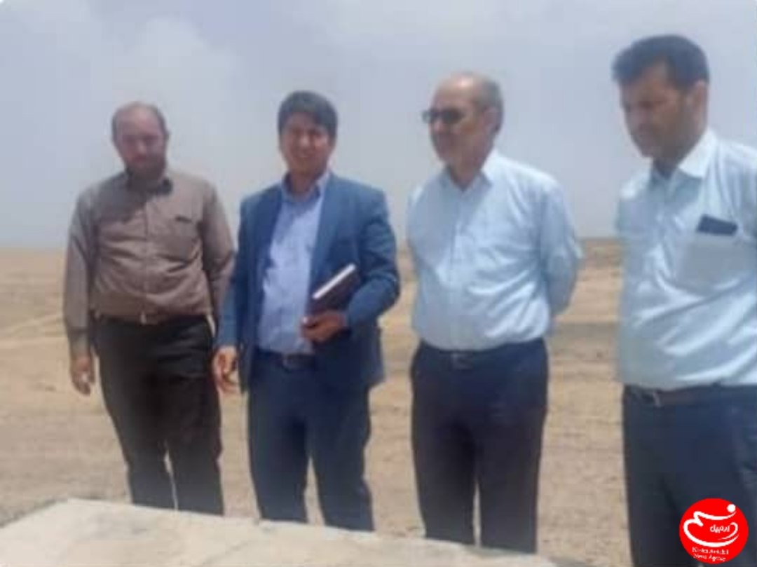بازدید فرماندار از اراضی پایاب سد خداآفرین در غرب اصلاندوز