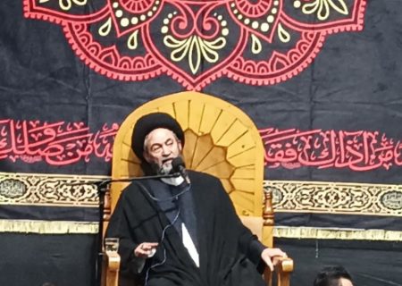 مراسم اختتامیه دهه اول عزاداری ایام فاطمیه (س) در حسينيه اعظم حضرت ابوالفضل العباس(ع) پارس آباد