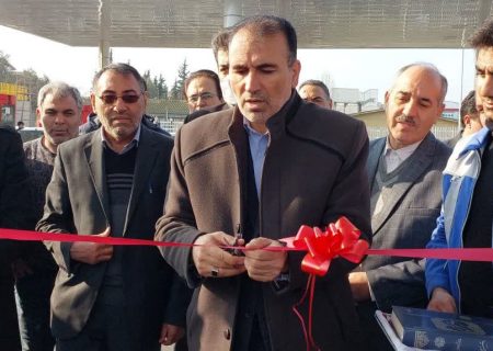 جایگاه سوخت CNG «سی ان جی» شهرستان پارس آباد افتتاح شد
