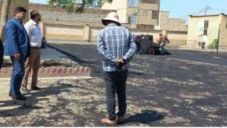 آغاز عملیات آسفالت‌ ریزی در ۱۰ مدرسه شهرستان پارس آباد