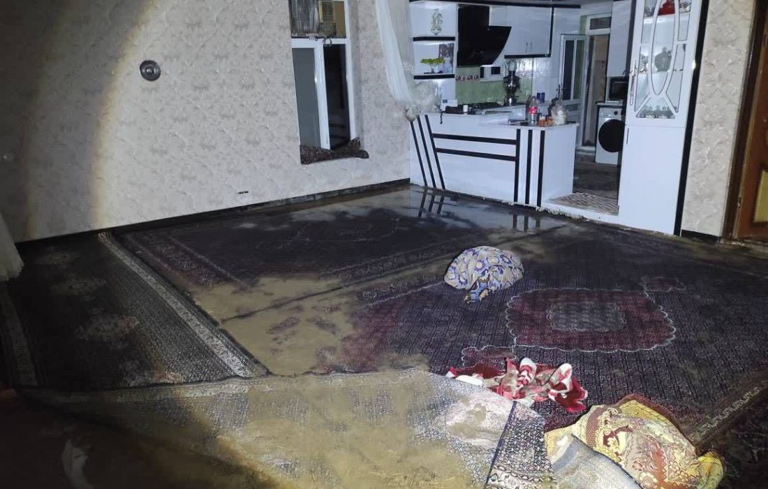 وقوع بارش شدید باران و جاری شدن سیل در مناطق مختلف شهرستان اصلاندوز