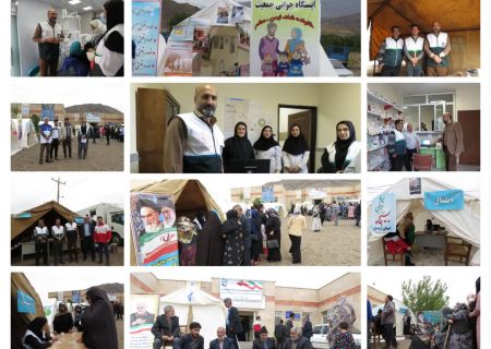 برپایی بیمارستان صحرایی در روستای مشیران مشگین شهر به مناسبت هفته دفاع مقدس