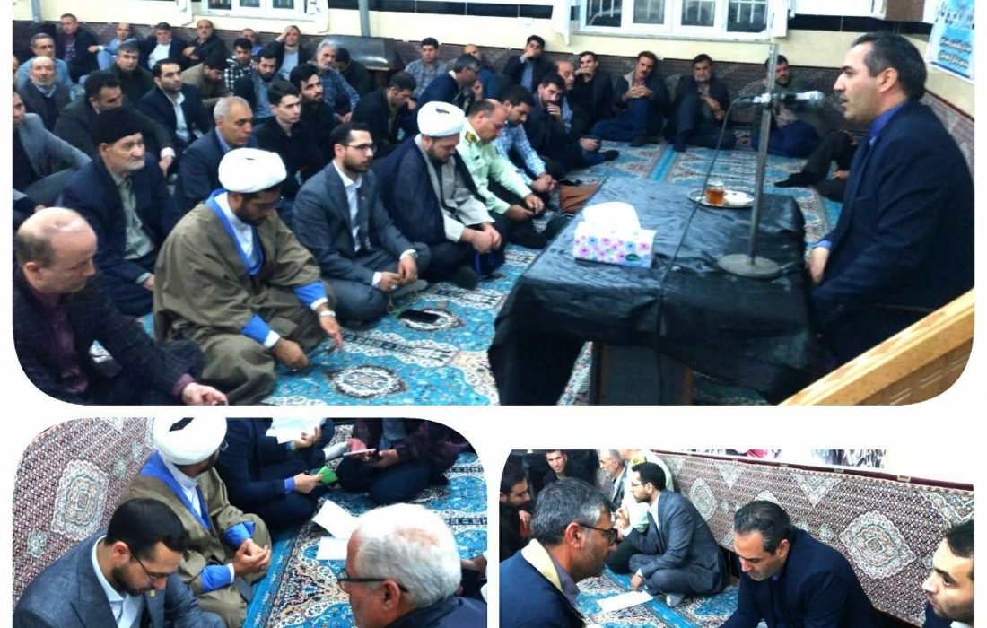 دیدار مردمی دادستان شهرستان مشگین شهر درمحله فرهنگیان