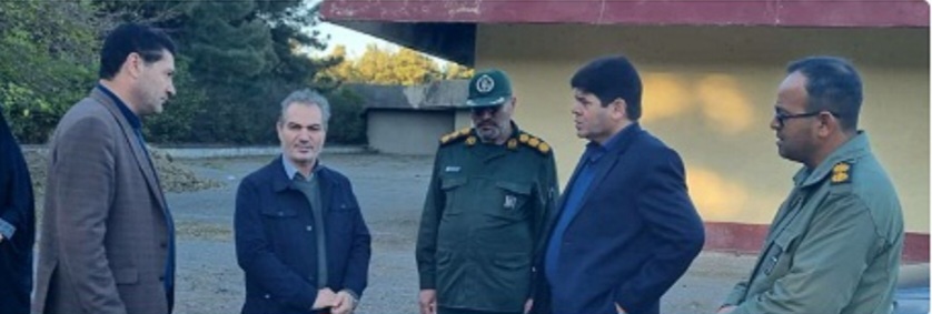 بازدید مدیرعامل شرکت کشت و صنعت مغان و فرمانده سپاه پارس آباد از مدارس عشایری ارشاد و امید محمدکندی و بنت الهدی شهرک