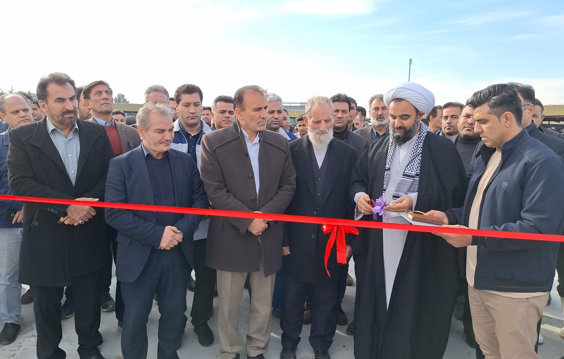 جایگاه گاو خشک در ایستگاه ۵ سایت ۶ هزار راس کشت وصنعت ودامپروری مغان افتتاح و به بهره برداری رسید
