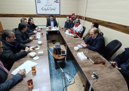 جلسه اضطراری ستاد مدیریت بحران شهرستان پارس آباد
