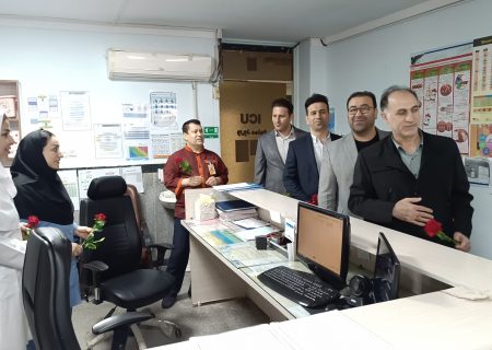 دیدار نوروزی و بازدید معاون سیاسی فرماندار پارس آباد از بیمارستان امام خمینی(ره)