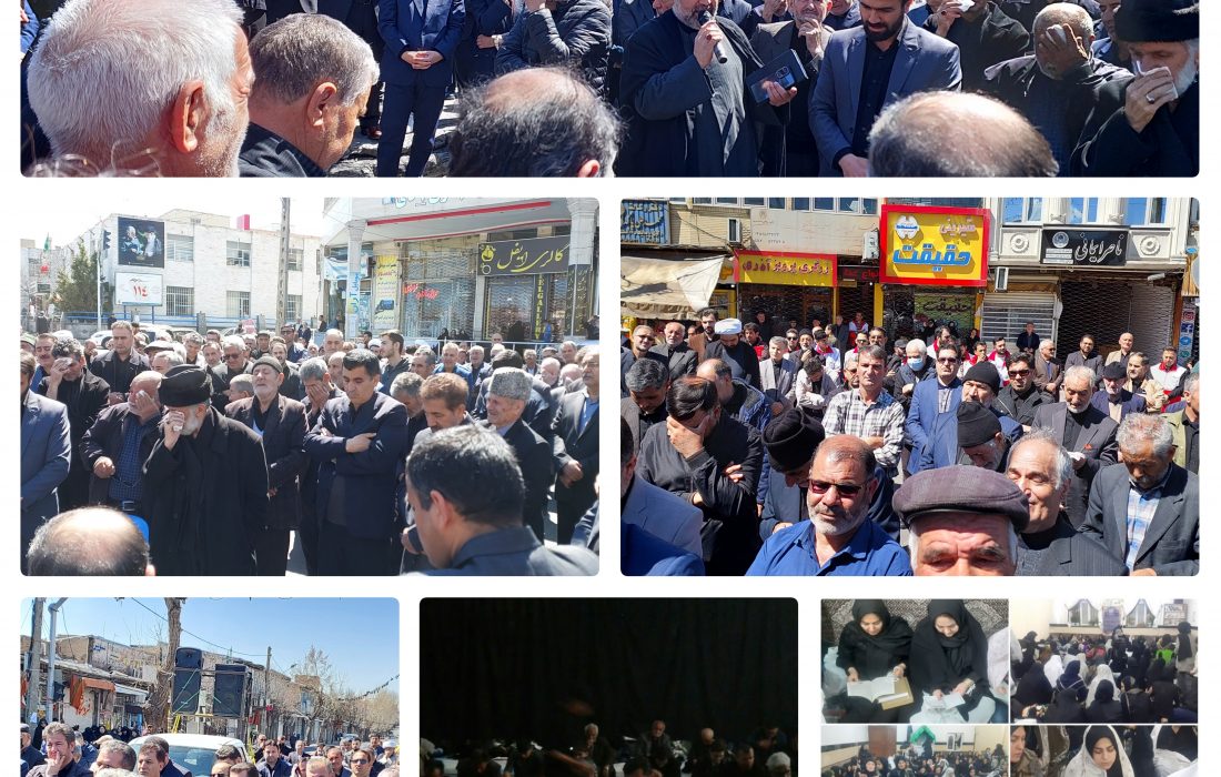 مشگین‌شهر در سوگ شهادت حضرت علی (ع) غرق ماتم شد