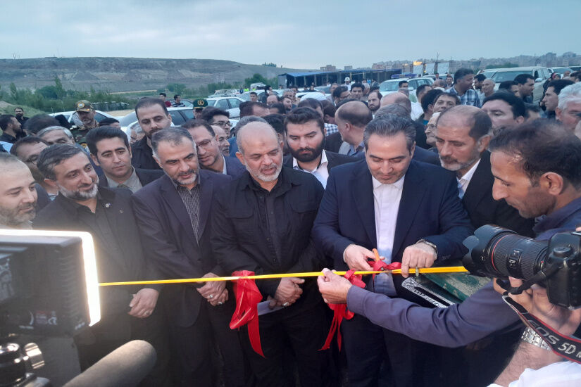 افتتاح پروژه تقاطع غیرهمسطح نیایش اردبیل با حضور وزیر کشور