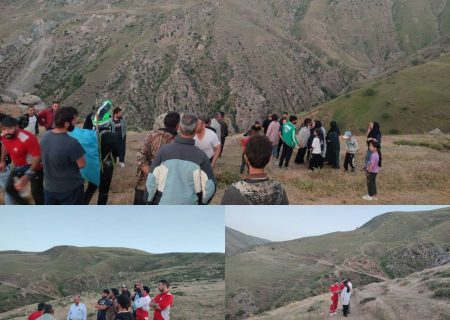 نجات نوجوان 14 ساله مفقودی در ییلاق سامانلو مشگین شهر