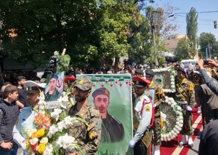 تشییع پرشکوه پیکر شهید «مهدی قهرمانی» با حضور شهروند غیور اردبیل