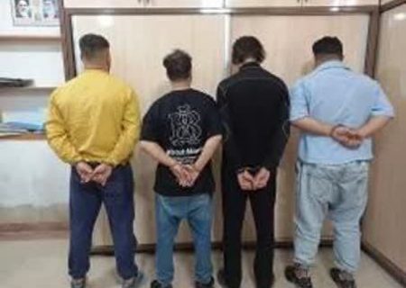 پایان شرارت ۴ اراذل و اوباش در پارس ‌آباد
