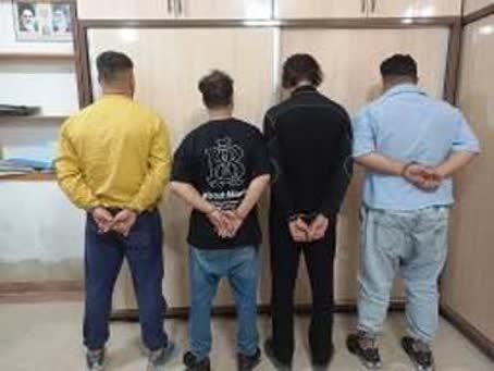 پایان شرارت ۴ اراذل و اوباش در پارس ‌آباد