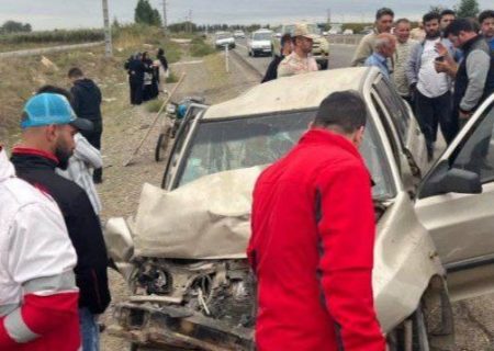 تصادف مرگبار در جاده پارس آباد