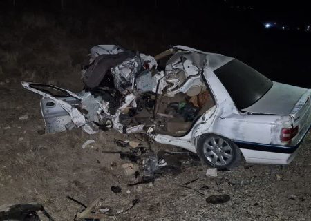 ۵فوتی در تصادف وحشتناک کامیون با پژو ۴۰۵،در جاده ارتباطی خلخال به شاهرود