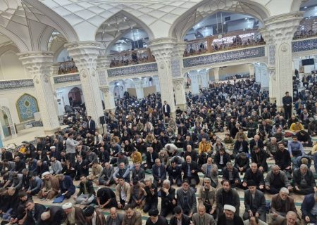 مراسم نماز درخواست بارش در مصلای اردبیل برپا گردید