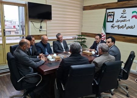 اعضای هیات نظارت بر انتخابات شوراهای اسلامی شهر و روستا با فرماندار شهرستان پارس آباد مغان دیدار کردند