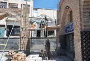 شروع عملیات تکمیل رواق‌های بخش تجاری و دروازه اصلی مجموعه میراث جهانی شیخ صفی‌الدین اردبیلی